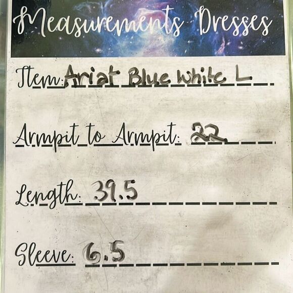 Ariat Nova Dress southwest Print Navy and White Lace up Neck Detail With Feather - Picture 6 of 13